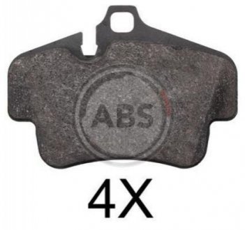 Комплект тормозных колодок дисковый тормоз A.B.S. 37823 (фото 1)