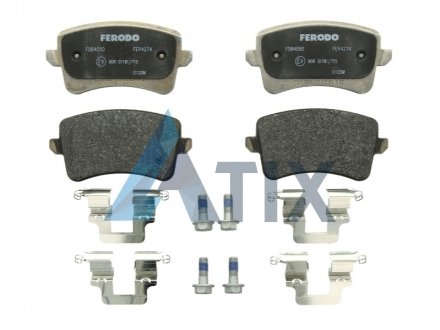 Колодки тормозные дисковые задние AUDI A4/A5/Q5 1.8-3.2 FERODO FDB4050