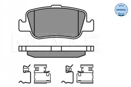 КОЛОДКИ ТОРМ. TOYOTA T. AURIS 06- UK MEYLE 025 246 6415/W