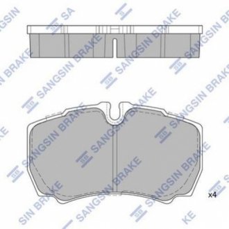 Колодки тормозные задние Hi-Q (SANGSIN) SP1843