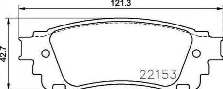 Комплект гальмівних колодок з 4 шт. дисків BREMBO P83166