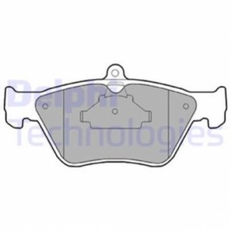 Комплект тормозных колодок дисковый тормоз Delphi LP873