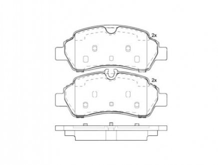 ГАЛЬМВН КОЛОДКИ ДИСКОВ BREMBO P24209