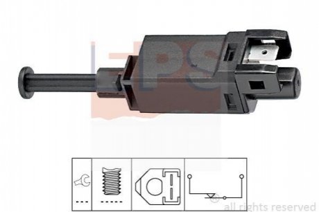 Датчик педали стопа, VW T-4, (2-х конт.) EPS 1 810 055