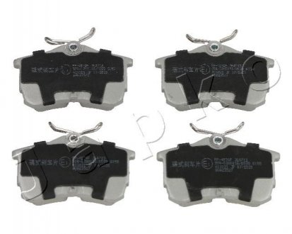 Колодки тормозные дисковые задние Honda Accord VI, VII 1.8-2.4 (97-08)/Kia Magentis II 2.0 CRDi (05- JAPKO 51407 (фото 1)