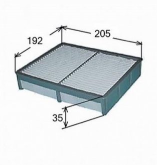 Фильтр воздушный DAEWOO MATIZ. CHERY QQ JS ASAKASHI A9206