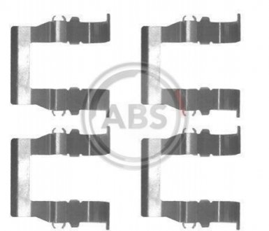 Комплектующие колодки дискового тормоза A.B.S. 1194Q (фото 1)