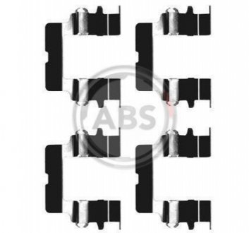 Комплектующие колодки дискового тормоза A.B.S. 1161Q (фото 1)