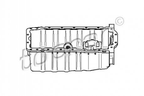 Піддон оливний (без отвору для датчика) TOPRAN / HANS PRIES 109615