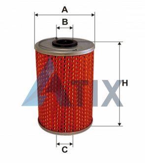 Фильтр маслянный, OM364-366 DB609-814 WIX FILTERS WL7036