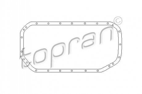 Прокладка ущільнююча масляного картера TOPRAN / HANS PRIES 500 777
