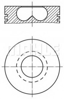 Поршень комплект Ford mondeo 2,0 TDDI MAHLE / KNECHT 015 69 00