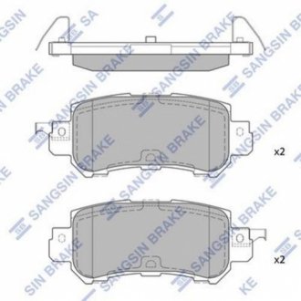 Колодки тормозные задние Hi-Q (SANGSIN) SP1672