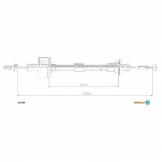 Трос сцепления Ford Scorpio 2.5D 88- ADRIAUTO 13.0140