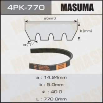 Ремень привода навесного оборудования MASUMA 4PK-770