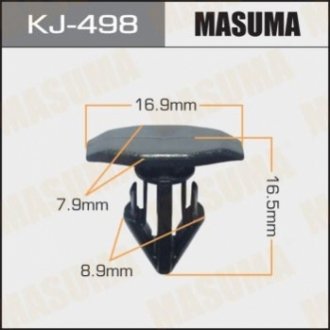 Клипса (пластиковая крепежная деталь) MASUMA KJ498