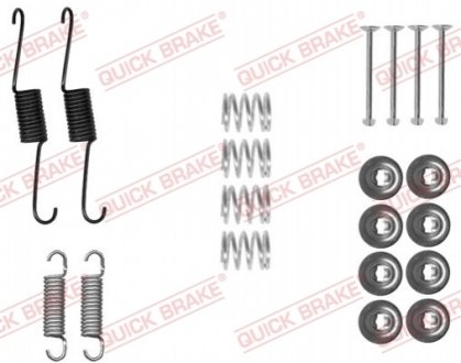 Монтажный комплект тормозных колодок QUICK BRAKE 1050031 (фото 1)