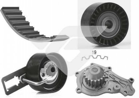 Комплект ГРМ (KH 450WP64) HUTCHINSON KH450WP64