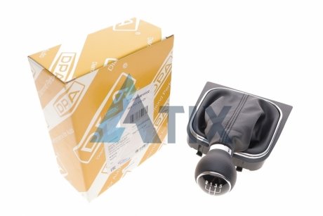 Ручка КПП с пыльником черный 5 ступ VW Golf (07-14),Jetta (06-14) DPA 77110810002