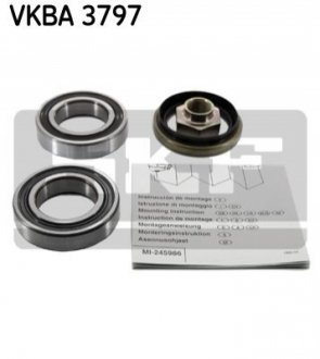 Комплект подшипника ступицы колеса SKF VKBA3797