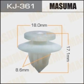 Клипса (кратно 50) (KJ-361) MASUMA KJ361 (фото 1)