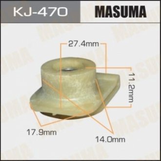 Клипса (кратно 50) MASUMA KJ-470 (фото 1)