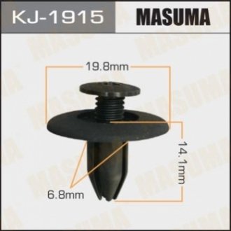 Клипса (кратно 10) MASUMA KJ1915 (фото 1)