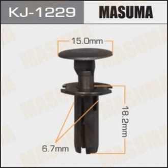 Клипса (кратно 10) MASUMA KJ1229 (фото 1)