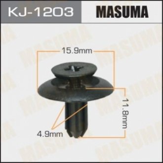 Клипса (кратно 10) MASUMA KJ1203 (фото 1)