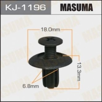 Клипса (кратно 10) MASUMA KJ-1196 (фото 1)