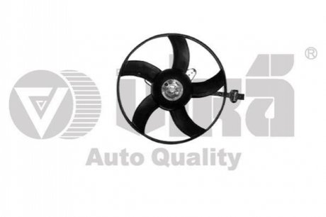 Вентилятор радиатора 100W Skoda Fabia (00-04,05-14), Rapid (13-)/VW Polo (02-)/Seat Ibiza (02-05,06- Vika 99590015501