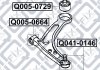 Сайлентблок передний переднего рычага Q-fix Q0050664 (фото 2)