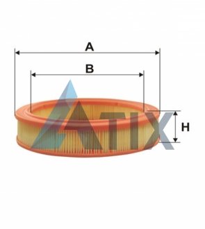 Фильтр воздуха /Filtron WIX FILTERS WA6412 (фото 1)