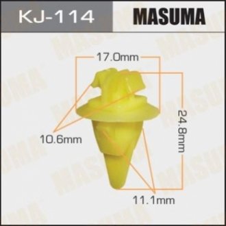 Клипса (кратно 10) MASUMA KJ114