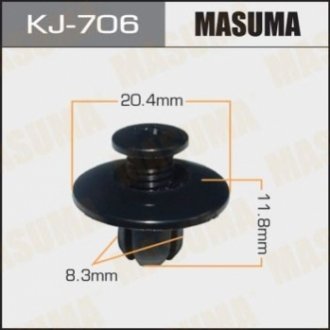 Клипса (кратно 10) MASUMA KJ706 (фото 1)