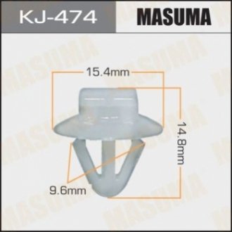 Клипса (кратно 10) MASUMA KJ-474 (фото 1)