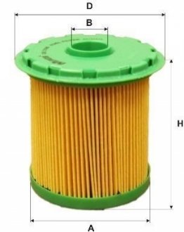 Фільтр паливний (змінний елемент) M-FILTER DE3105