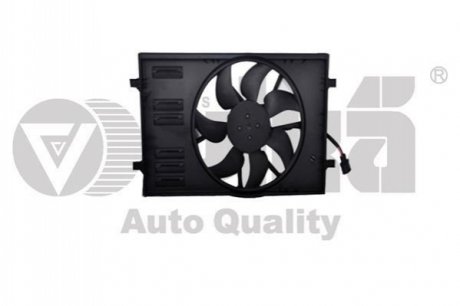 Вентилятор радиатора 400W Skoda Octavia (13-17)/VW Golf (14-17)/Audi A3 (13-16)/Seat Leon (13-16) (9 Vika 99591779301 (фото 1)