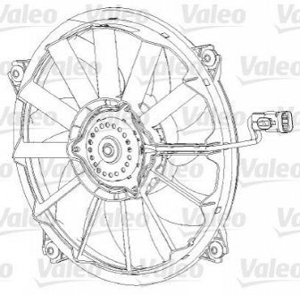 Вентилятор охлаждение двигателя Valeo 696091