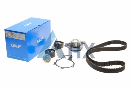 Комплект (ремінь+ролик+помпа) SKF VKMC 03140