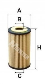 Фільтр оливний (фільтр-патрон) M-FILTER TE648 (фото 1)