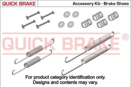 Р/к барабанних гальм. колодок QUICK BRAKE 1050650