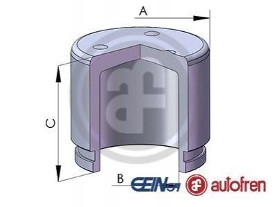 Поршень, корпус скобы тормоза AUTOFREN D0-2572