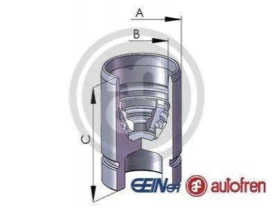 Поршень, корпус скобы тормоза AUTOFREN D0-2589 (фото 1)