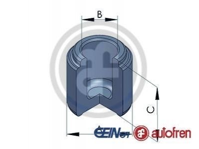 Поршень, корпус скобы тормоза AUTOFREN D0-2527