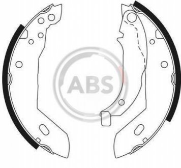 Колодки тормозные барабанные A.B.S. 8320