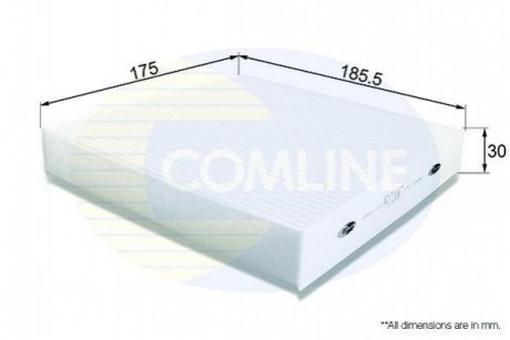 Фільтр салону COMLINE EKF225 (фото 1)