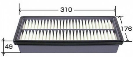 Фильтр воздушный 310/176/49 JS ASAKASHI A474J