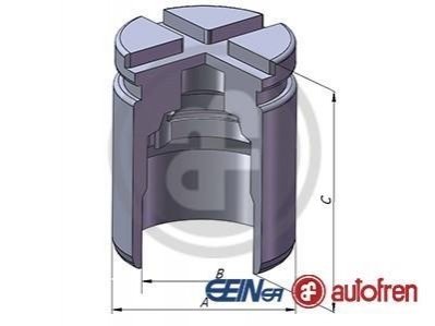 Поршень корпус скобы тормоза AUTOFREN D025472