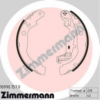 Колодки тормозные барабанные ZIMMERMANN 109901570